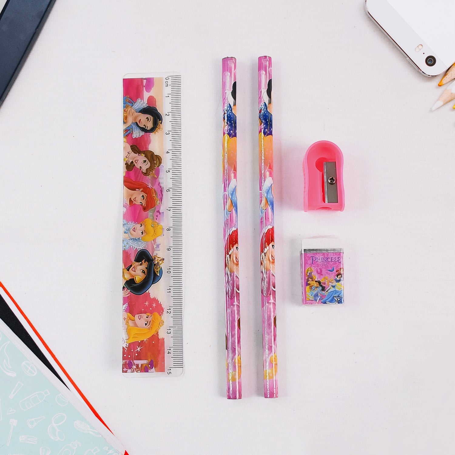 Fun & Functional! 5-in-1 Cartoon Pencil Set for School & Play (5 Pc) Fun & Functional! 5-in-1 Cartoon Pencil Set for School & Play (5 Pc)